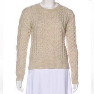isabel marant wool cable knit sweater xs